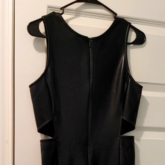 mugler leather dress MUGLER EMBOSSED MINIDRESS main image 0